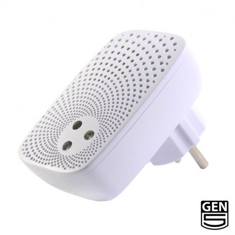 Sirena para enchufe interior Z-Wave Plus, con bateria de respaldo de Aeotec