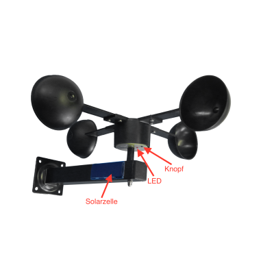 Anemometro Z-Wave Sensor multifuncional para exterior Z-Weather de Popp