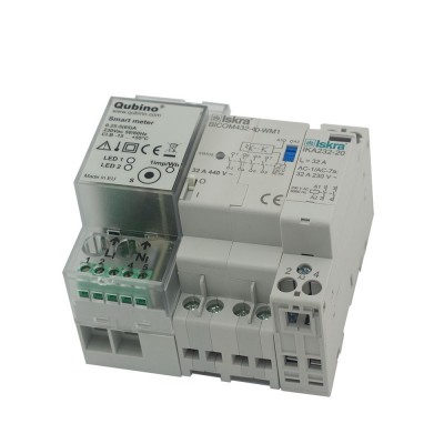 QUBINO "smart meter" Módulo medidor de consumo electrico Z-Wave+ para carril DIN