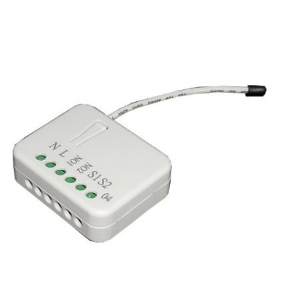 Philio PAN04-1B Z-Wave Plus 2x1,5 Kw - Micromódulo interruptor de 2 relés y control de consumo