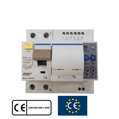 Interruptor Diferencial Rearmable Bipolar 30 mA 40A
