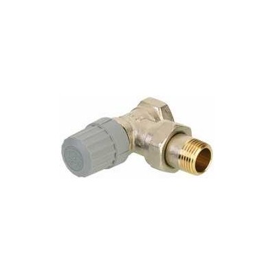 Válvula Danfoss a escuadra termostatizable para instalaciones bitubo 