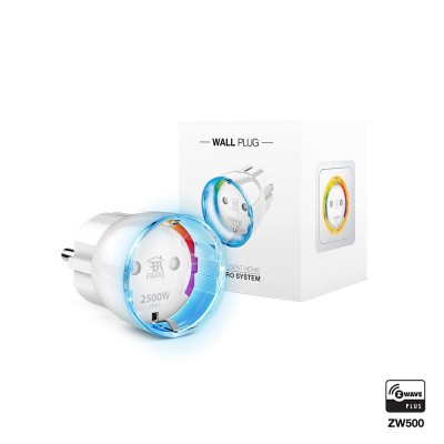 Pack de 3 Enchufes controlados (on/off) con medidor de consumo de Fibaro
