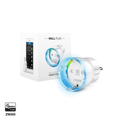 Pack de 3 Enchufes controlados (on/off) con medidor de consumo de Fibaro