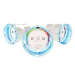 Pack of 3xFIBARO Wall Plug GEN 5 Z-Wave plug (on / off) with consumption meter