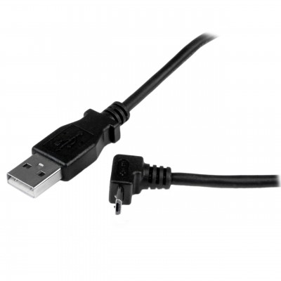 Cable acodado micro USB para tablet para domotica