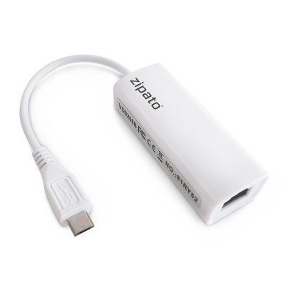 ZIPATO - Adaptador Micro-USB a Ethernet para controlador Zipatile