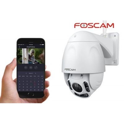 Foscam FI9928P 2.0Mpx- Cámara de videovigilancia 1080p slot Micro SD, Zoom x4 - 60m visión nocturna