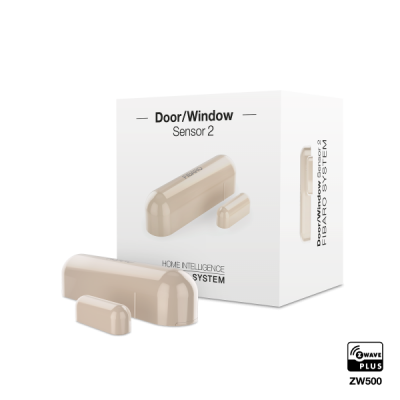 Sensor de apertura Z-Wave+ de Fibaro para puerta/ventana (BLANCO-White)