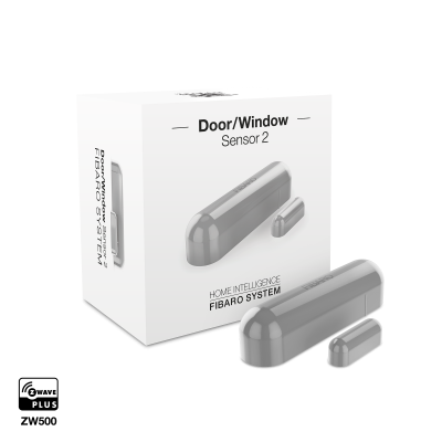 Sensor de apertura Z-Wave+ de Fibaro para puerta/ventana (BLANCO-White)