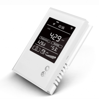 MCOHome Sensor de Humedad, Temeratura y CO2 con pantalla Z-Wave+