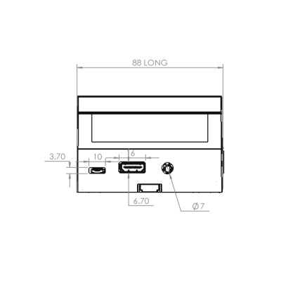 Caja Carril DIN para Raspberry Pi 3