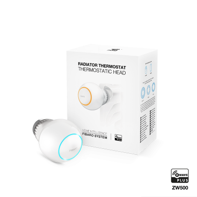 Fibaro - Cabezal Termostático Z-Wave Plus para radiador