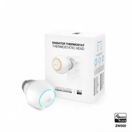 Fibaro - Cabezal Termostático Z-Wave Plus para radiador