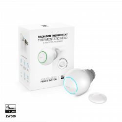 Fibaro - Pack Z-Wave Plus Thermostatic Head for Radiator and Temperature Sensor