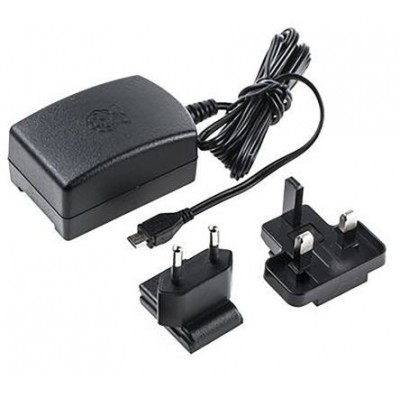 FUENTE DE ALIMENTACION 2.5A - NEGRO - PARA RASPBERRY PI 3