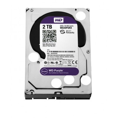 WESTERN DIGITAL PURPLE 2000GB SERIAL ATA III DISCO DURO INTERNO