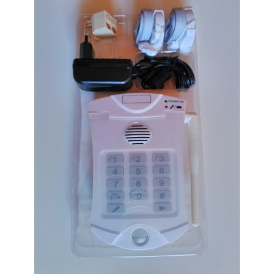 Marcador telefónico con botón de pánico pulsador emergencia Konig