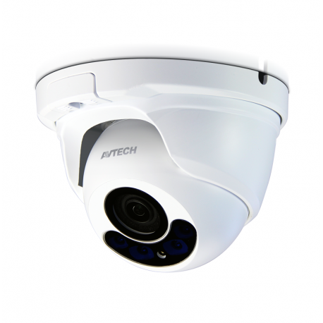 AVTECH DGM1304QS cámara IP MJPEG / ONVIF 2 MP PoE Lente varifocal motorizada interior/exterior