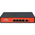 Wi-Tek WI-PS305G switch PoE sobremesa 5 puertos gigabit y VLAN