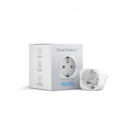 Aeotec Smart Switch 7 - Enchufe On-Off Z-Wave Plus con medidor de consumo