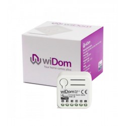 WiDom Smart Double Switch - Micromódulo de relé duplo Z-Wave +