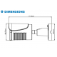 AVTECH DGM1105QS camara IP MJPEG 2MP IR Bullet (3.8mm)
