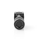 Mini micrófono supercompacto 3,5 mm Negro para cámaras IP