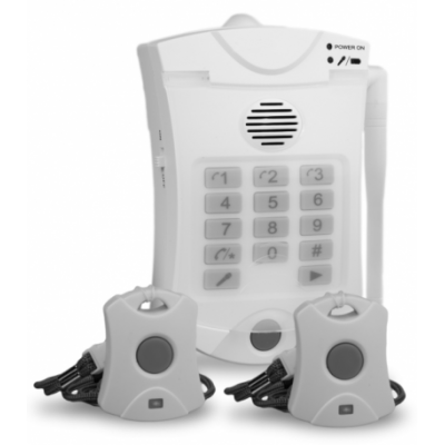 Marcador telefónico con botón de pánico pulsador emergencia Konig