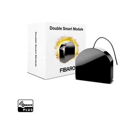Interruptor relé ON/OFF oculto doble 2x1,5Kw de Fibaro FGS-222