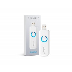 Z-Stick Gen5 do adaptador USB Aeotec com bateria Z-Wave Plus