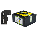 Kit de bateria autônoma AJAX para painel de controle HUB2