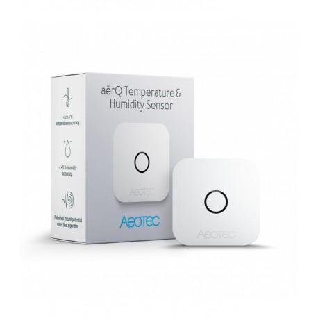 Aeotec aërQ - Sensor de temperatura y humedad Z-Wave+ 700