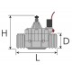 Galarza - Electroválvula agua riego 3/4'' - 24Vac