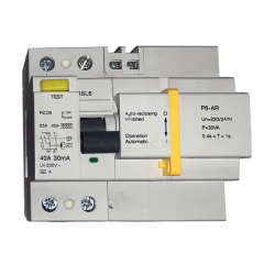 Interruptor Diferencial Rearmable Tetrapolar 300 mA 40A