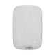Ajax KeyPad Plus - Teclado táctil inalámbrico compatible con tarjetas y llaveros cifrados sin contacto