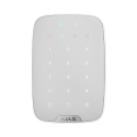 Ajax KeyPad Plus - teclado de toque sem fio compatível com cartões criptografados sem contato e porta-chaves