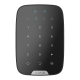 Ajax KeyPad Plus - Teclado táctil inalámbrico compatible con tarjetas y llaveros cifrados sin contacto