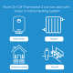 Qubino Flush On/Off Thermostat 2 - micromódulo termostato Z-Wave+