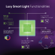 Qubino Luxy Smart Light - luz inteligente Z-Wave con luz y sonido