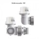 Interruptor relé ON/OFF oculto doble 2x1,5Kw de Fibaro FGS-222