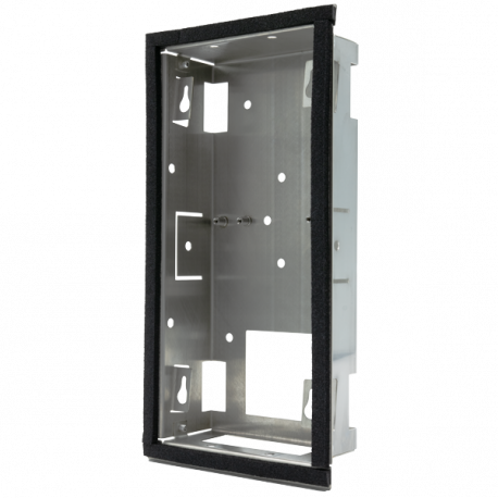 Gabinete de montagem embutida para DoorBird D2101V, aço inoxidável V2A