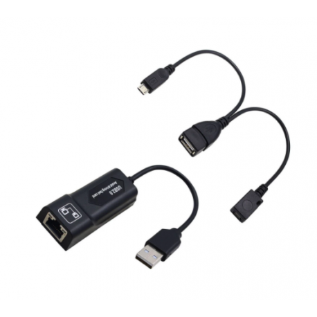 Adaptador LAN Ethernet y adaptador USB Combo para Fibaro Home Center 3 Lite