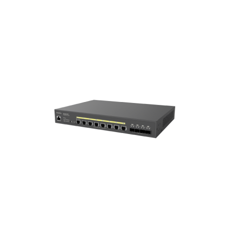 EnGenius ECS5512FP Switch de 8 puertos 10 Gigabit, 8 PoE++ 240 W con 4 slot SFP+ 10 GB. Gestionable Layer 2 y Control en CLOUD