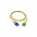 SM 9/125 Duplex SC/APC LC/UPC LSZH patch cord 1 metro
