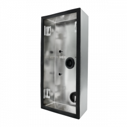 Caixa de montagem SURFACE para DoorBird D2101V, aço inoxidável V4A (resistente à água salgada), escovado
