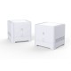 Stonet M6 Mesh Router WIFI6 2x2 1800 Mbps 2 puertos Gigabit (LAN+WAN), 4 antenas 5 dBi (2 por Banda), Easy MESH, 2 unidades