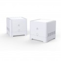 Stonet M6 Mesh Router WIFI6 2x2 1800 Mbps 2 portas Gigabit (LAN+WAN), 4 antenas de 5 dBi (2 por Banda), Easy MESH, 2 unidades