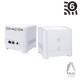 Stonet M6 Mesh Router WIFI6 2x2 1800 Mbps 2 puertos Gigabit (LAN+WAN), 4 antenas 5 dBi (2 por Banda), Easy MESH, 2 unidades