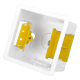 NET-BACKBOX Caja de mecanismo para pared/superficie 86x86x32mm